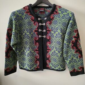 Vrikke Norwegian 100% Wool Cardigan